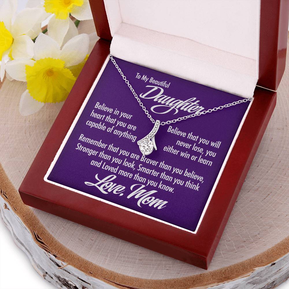 To My Beautiful Daughter 5 Alluring Beauty Necklace