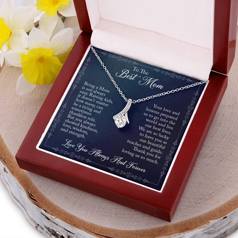 To Mom From Her Kids - Alluring Beauty Necklace Alluring Beauty Necklace