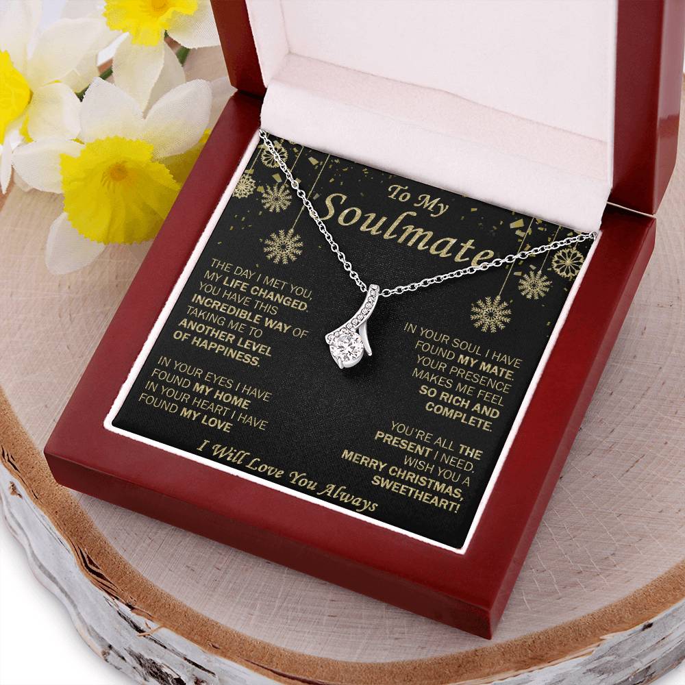 Gift For Your Soulmate Christmas - Meet You - Alluring Alluring Beauty Necklace