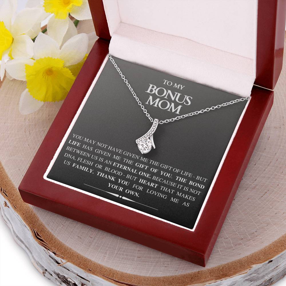 To My Bonus Mom - Alluring Beauty Necklace Alluring Beauty Necklace