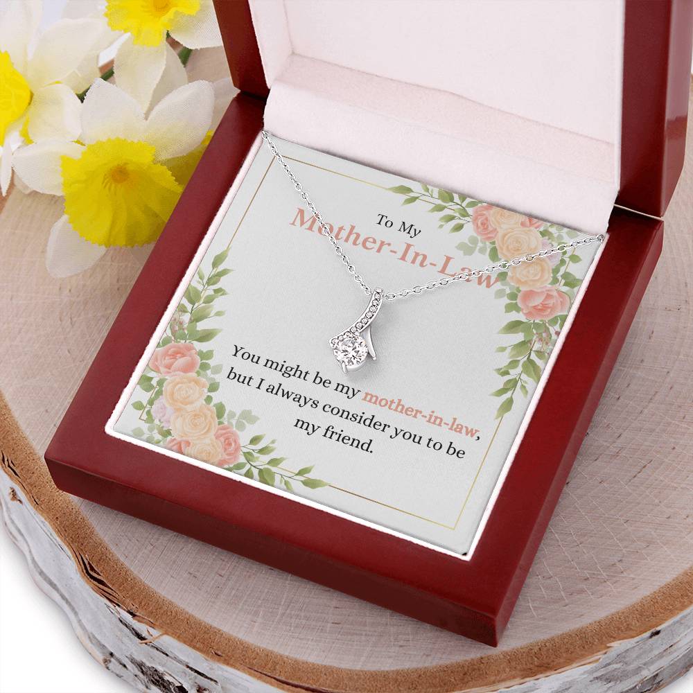 To Mother In Law - Alluring Beauty Necklace
