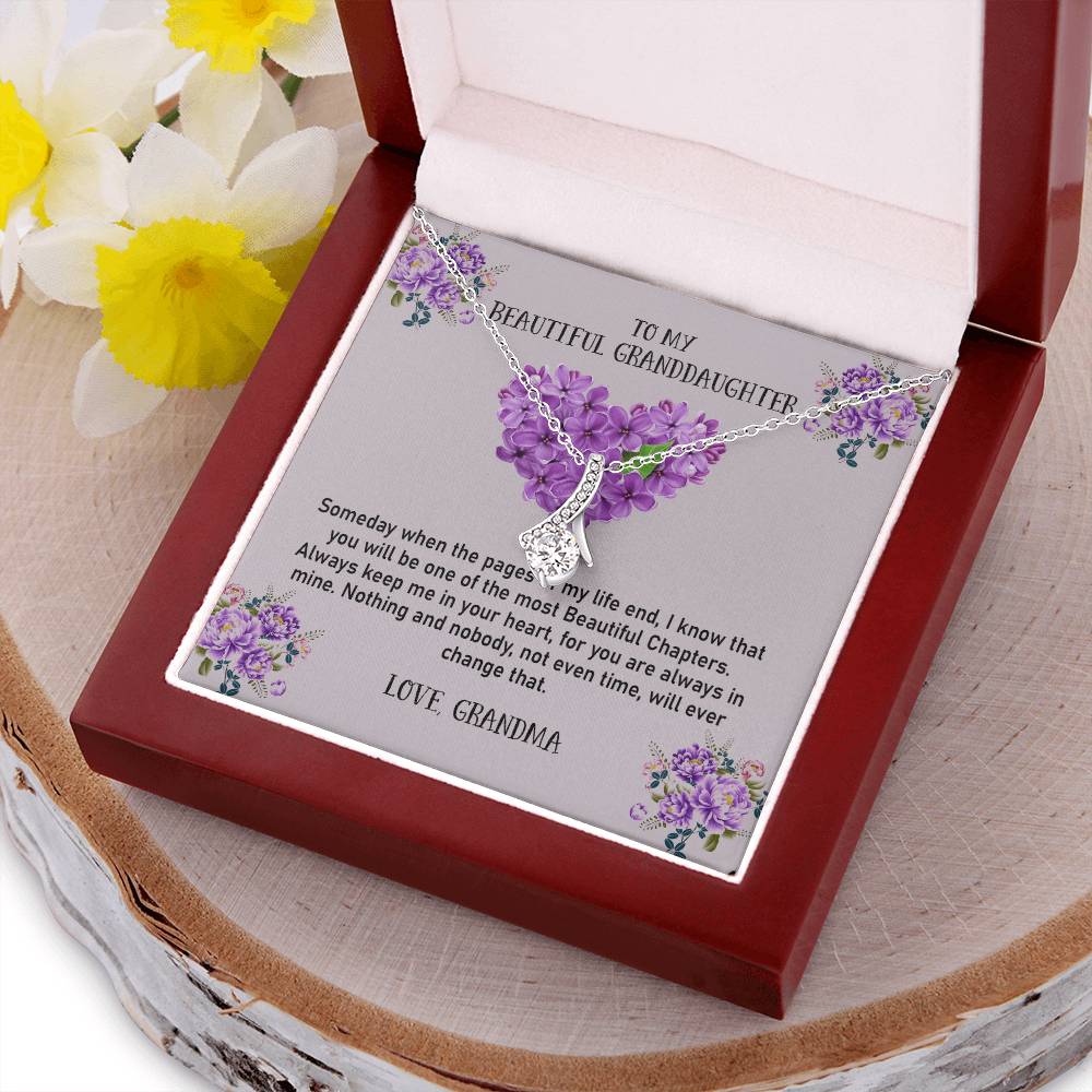 The Most Beautiful Chapters - Best Gift For Granddaughter 1 Alluring Beauty Necklace