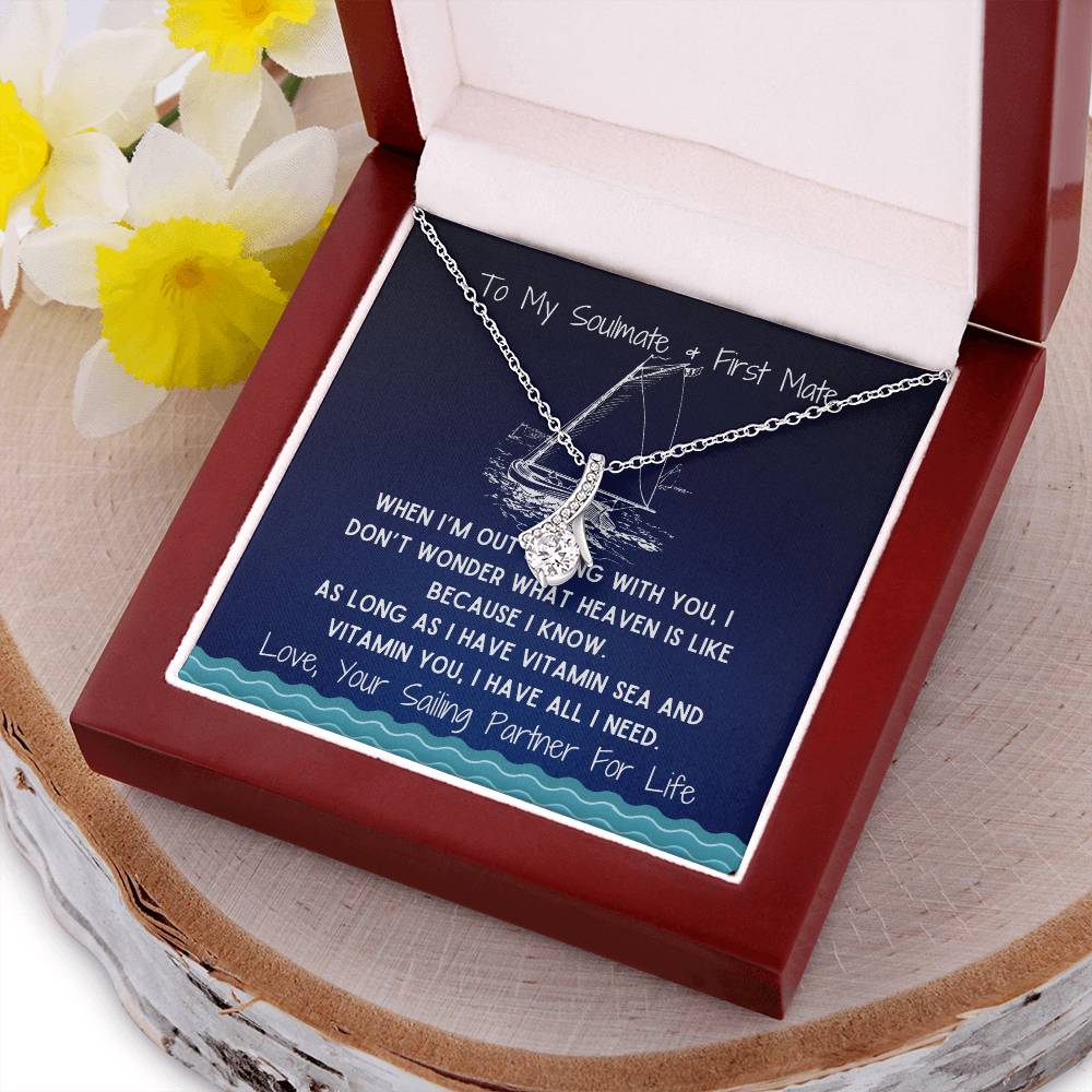 Sailing With You Is Heaven - Beautiful Pendant Necklace Alluring Beauty Necklace