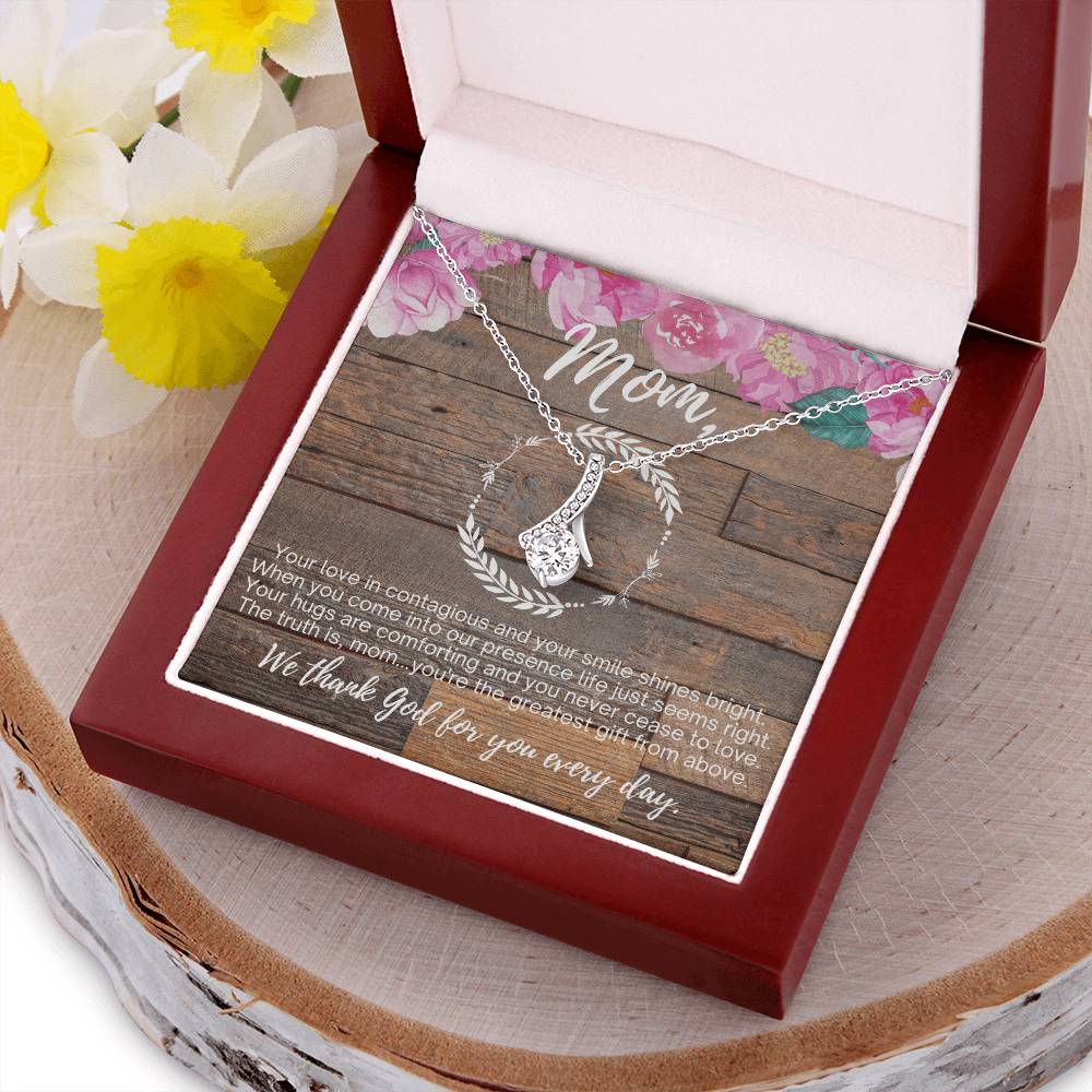 To Mom On Mother's Day Necklace Alluring Beauty Necklace