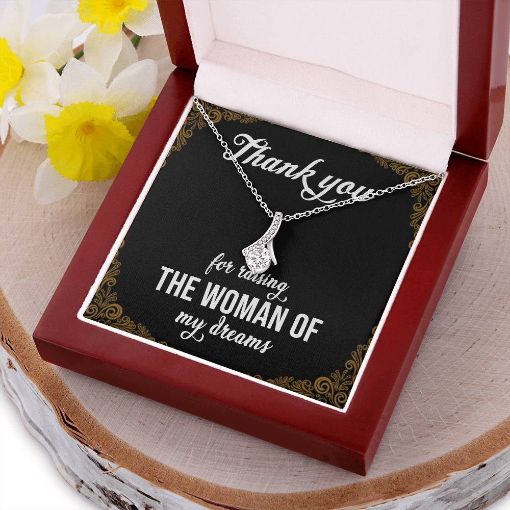 Thank You For Raising The Woman Of My Dreams Alluring Beauty Necklace Alluring Beauty Necklace