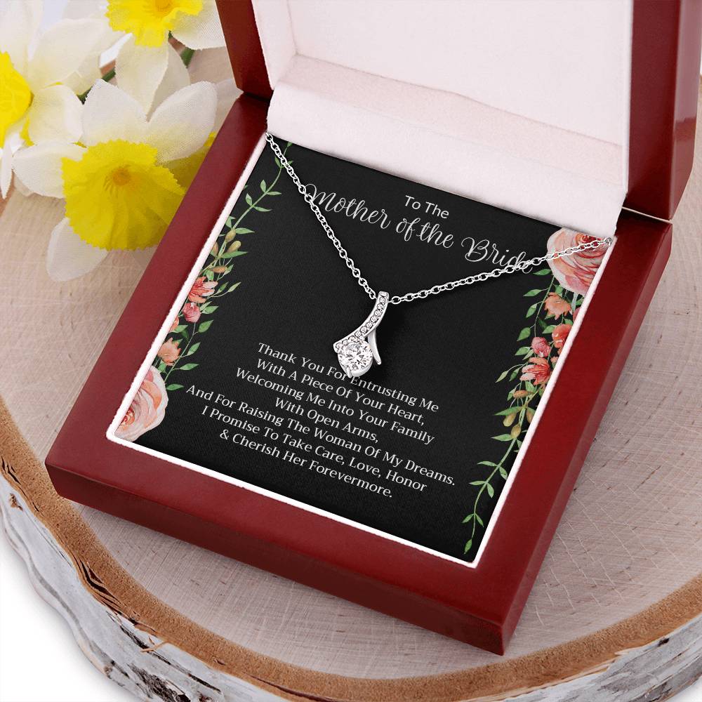 To Mother Of Bride Necklace Alluring Beauty Necklace