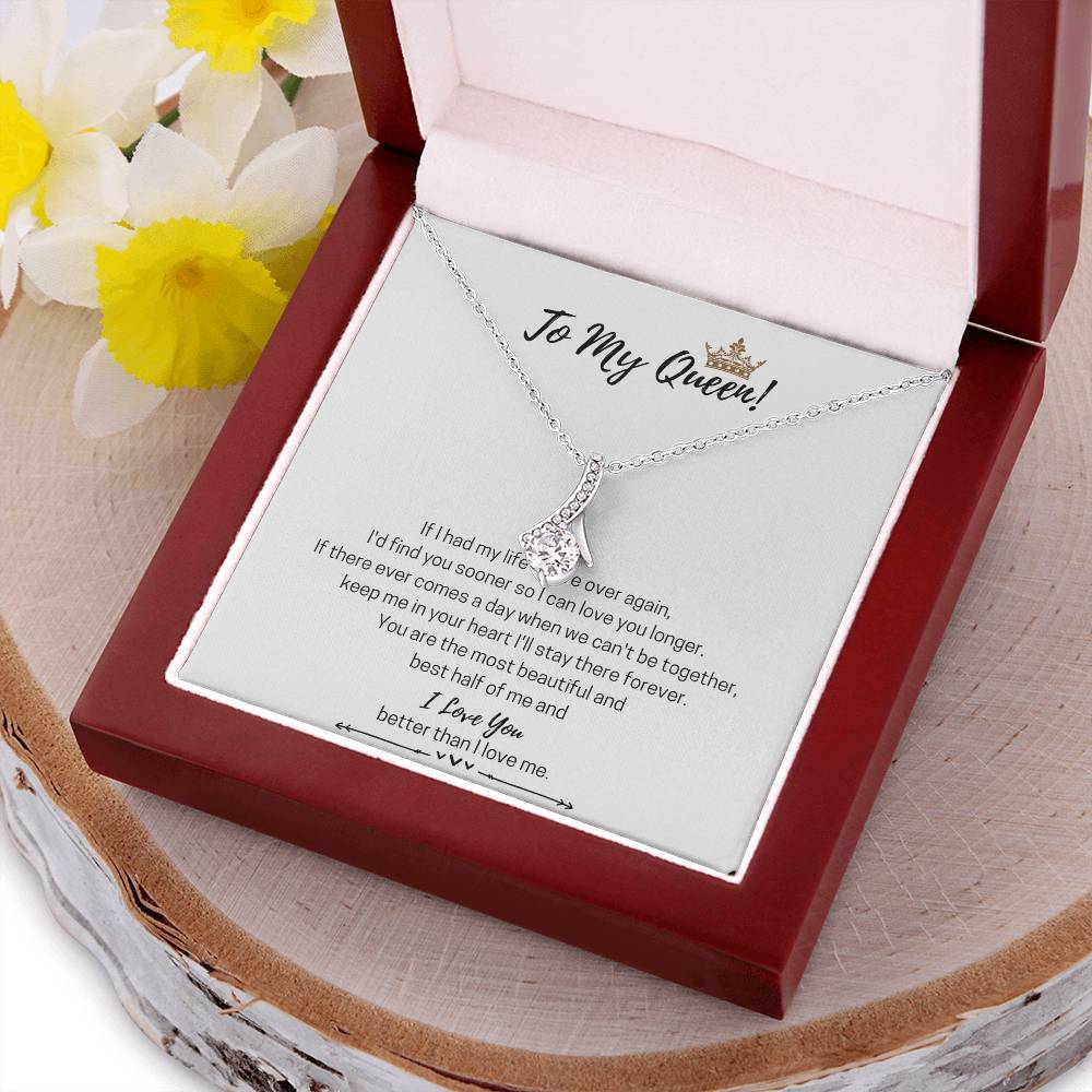 To My Crowned Queen - Alluringbeauty Necklace - Ihd3 Alluring Beauty Necklace