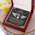 Biker's Mom Gift - Lucky To Have You - The Alluring Beauty Necklace Alluring Beauty Necklace