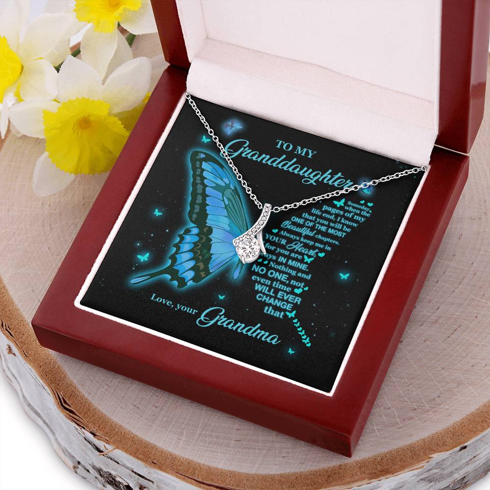 The Most Beautiful Chapters - Best Gift For Granddaughter Alluring Beauty Necklace