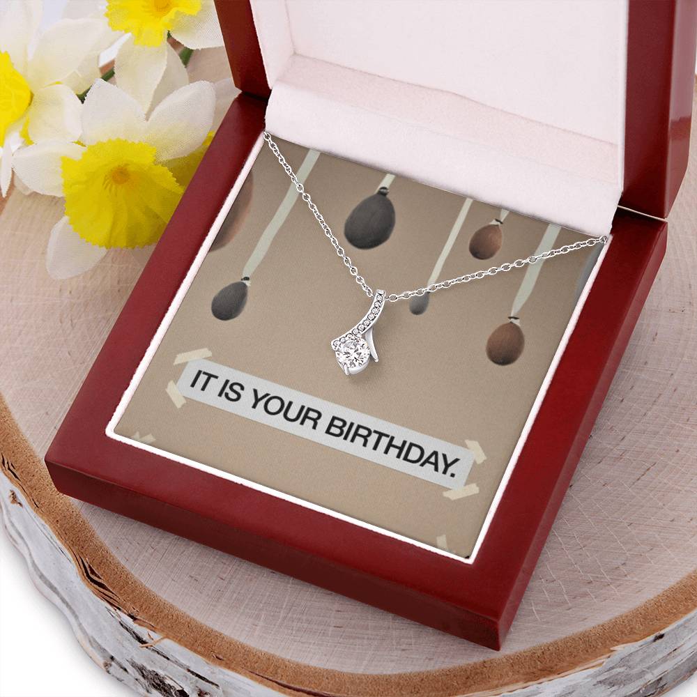 The Office It Is Your Birthday - Ribbon Necklace Alluring Beauty Necklace