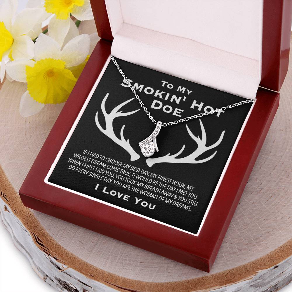 Smokin' Hot Doe Woman Of My Dreams Necklace Alluring Beauty Necklace