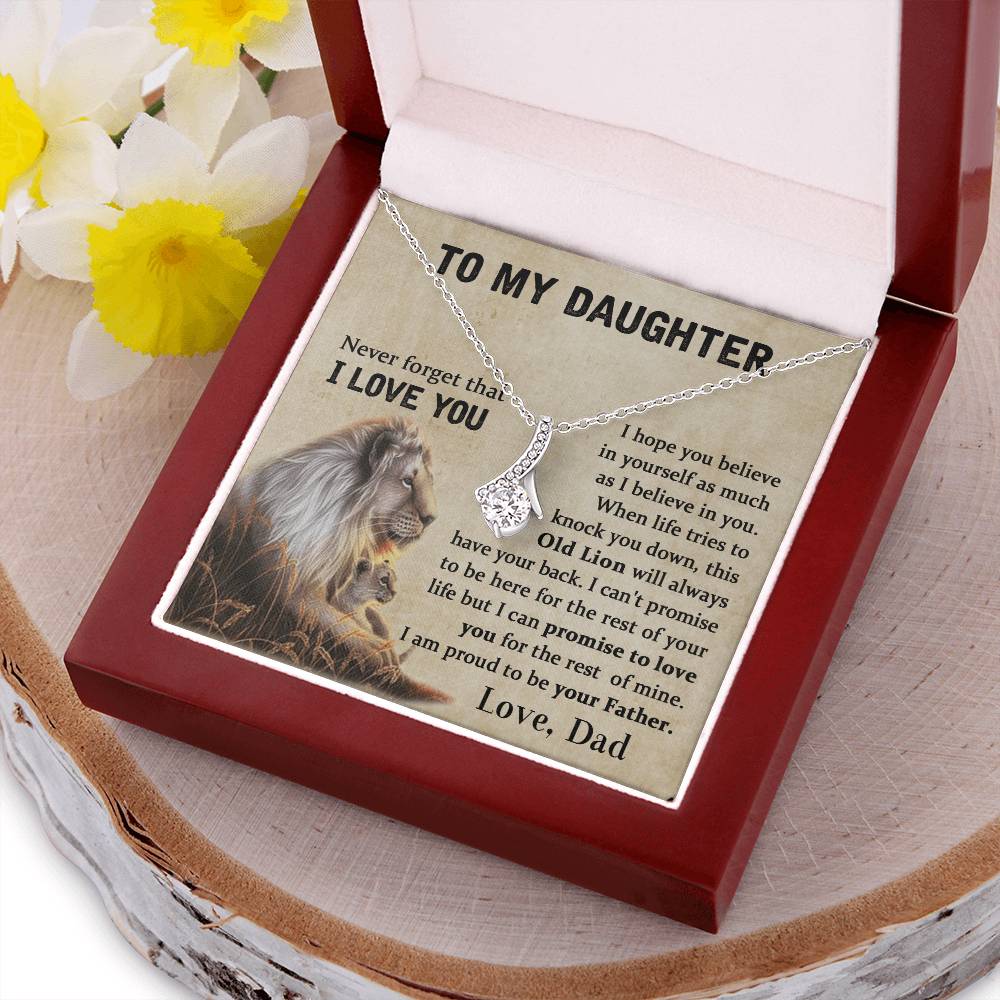 To My Daughter - Alluring Beauty Necklace