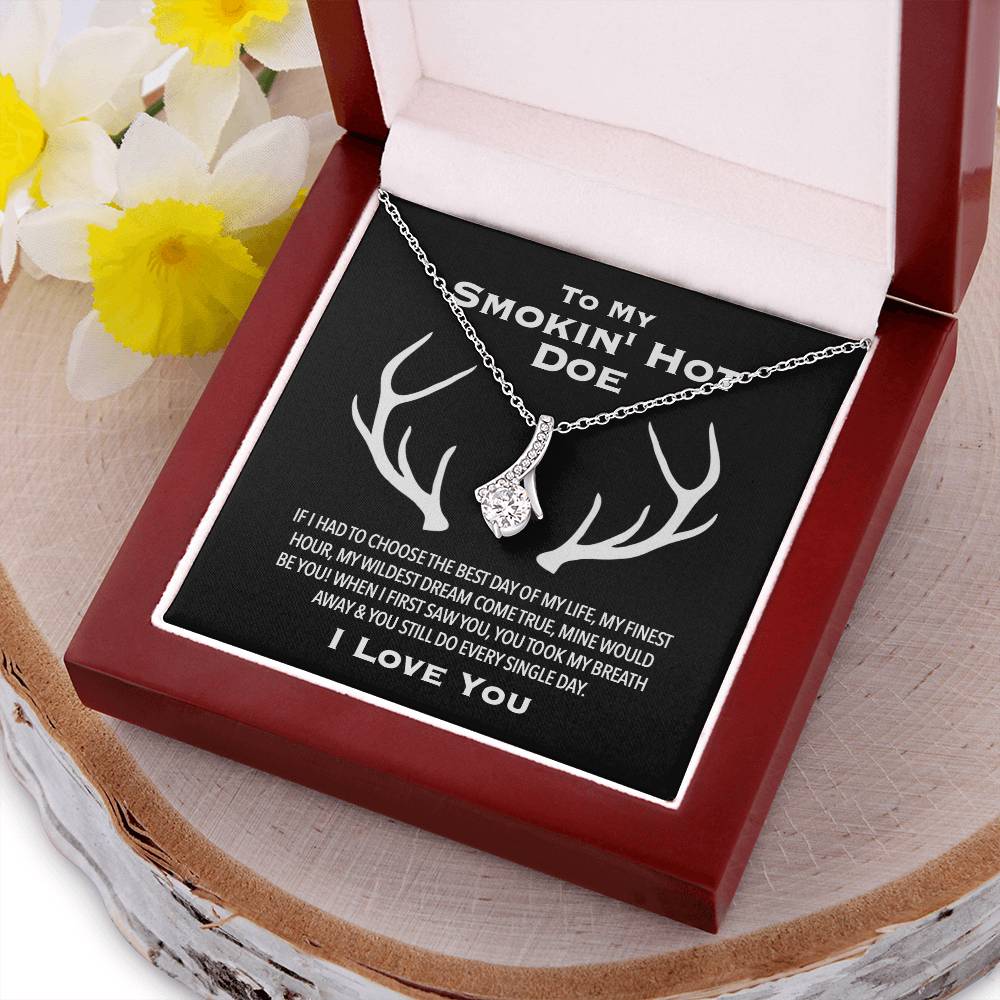 Smokin' Hot Doe Wildest Dream Come True Love Necklace Alluring Beauty Necklace