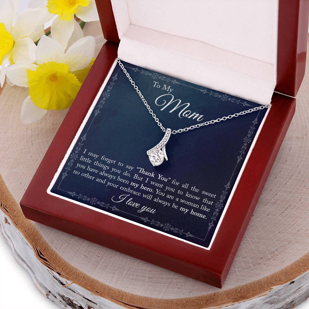 Mom Thank You I Love You - Alluring Beauty Necklace Alluring Beauty Necklace