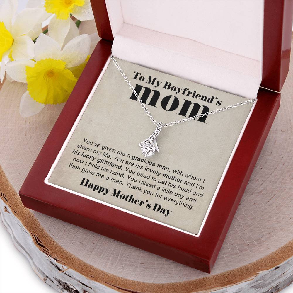 To My Boyfriend's Mom  Thank You  Alluring Necklace 1 Alluring Beauty Necklace