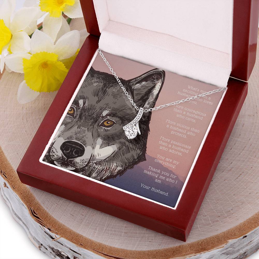The Wolf Of Your Love Alluring Beauty Necklace