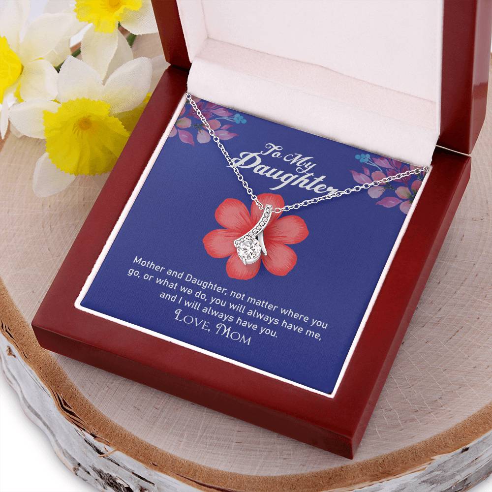 To My Beautiful Daughter - The Perfect Gift For Your Daughter - A Prayer For My Daughter - Alluring Beauty Necklace