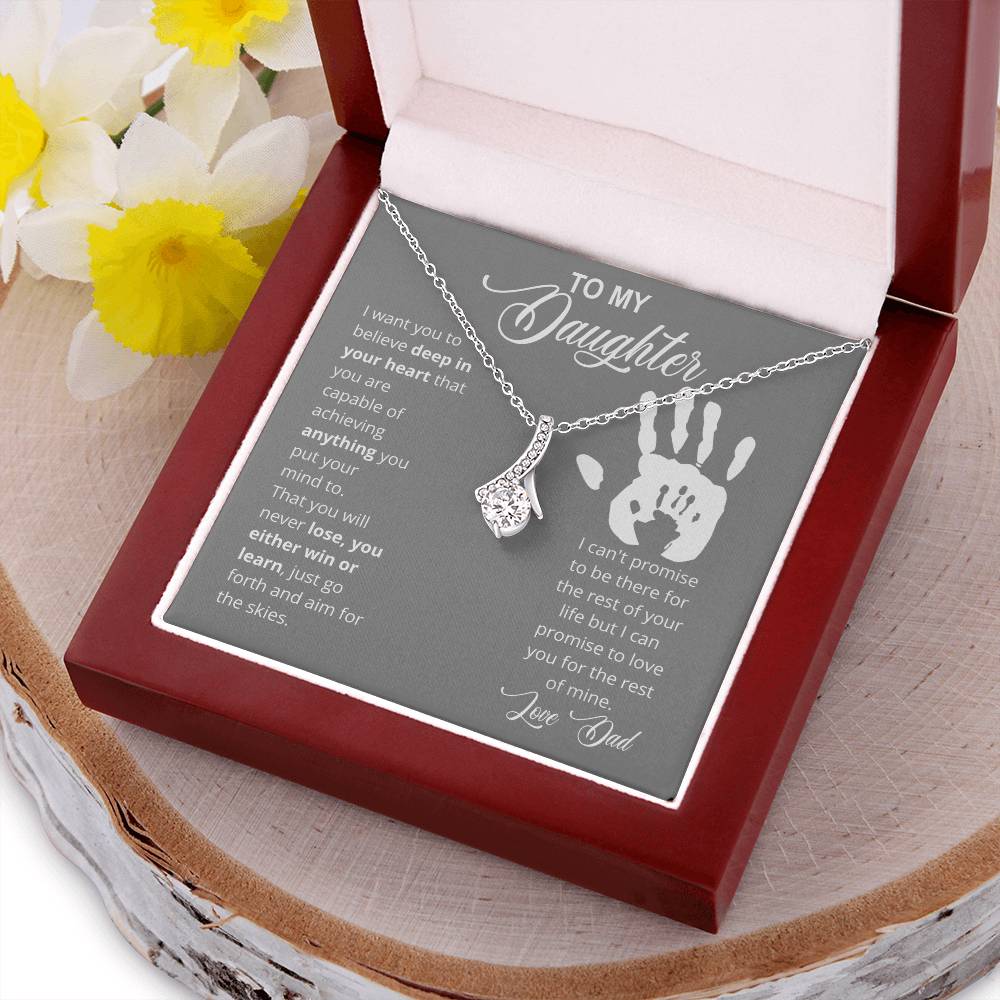To My Daughter Alluring Beauty Necklace Alluring Beauty Necklace