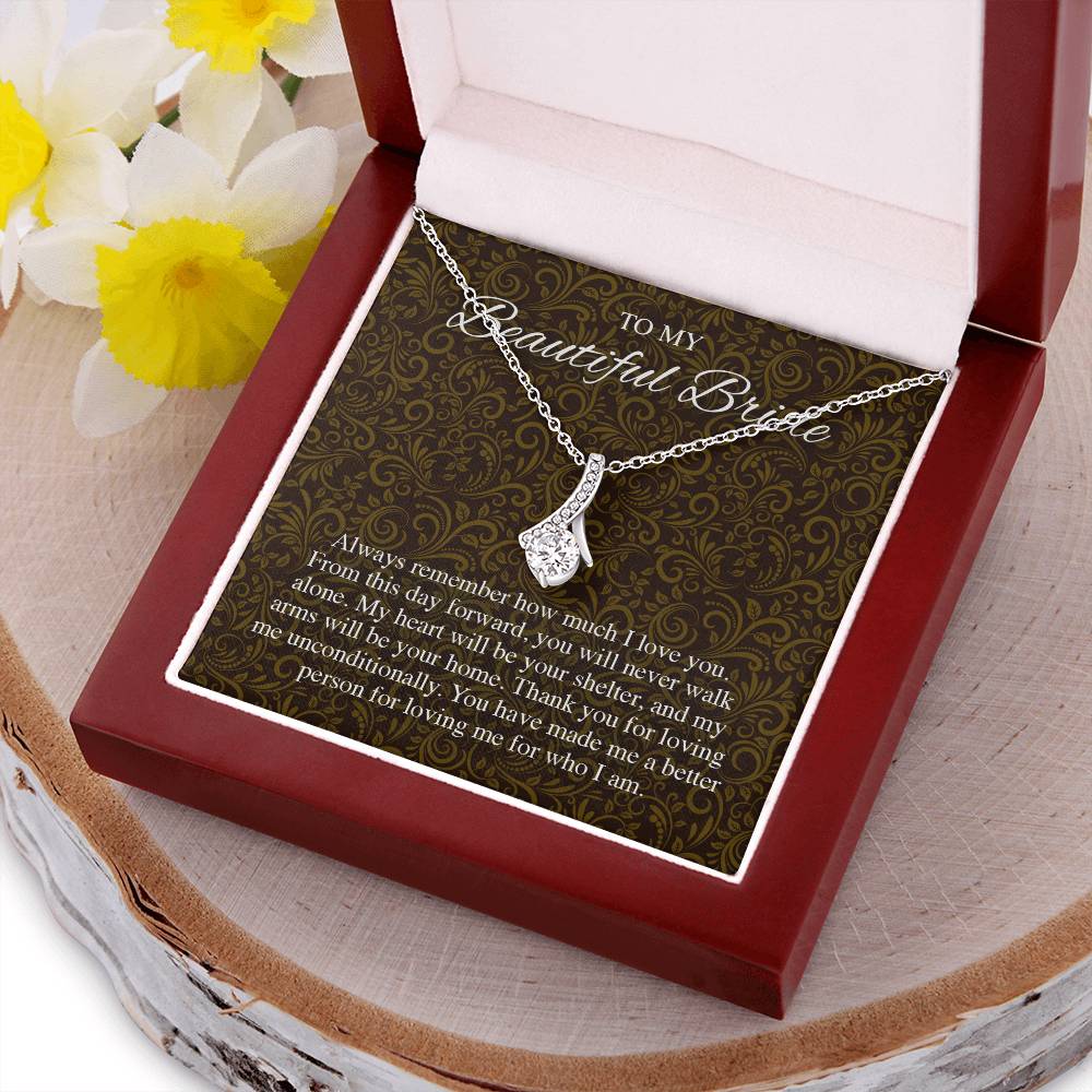 To My Beautiful Bridde Alluring Beauty Alluring Beauty Necklace