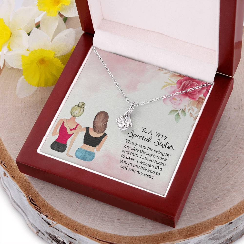 To A Very Special Sister - Alluring Beauty Necklace Alluring Beauty Necklace