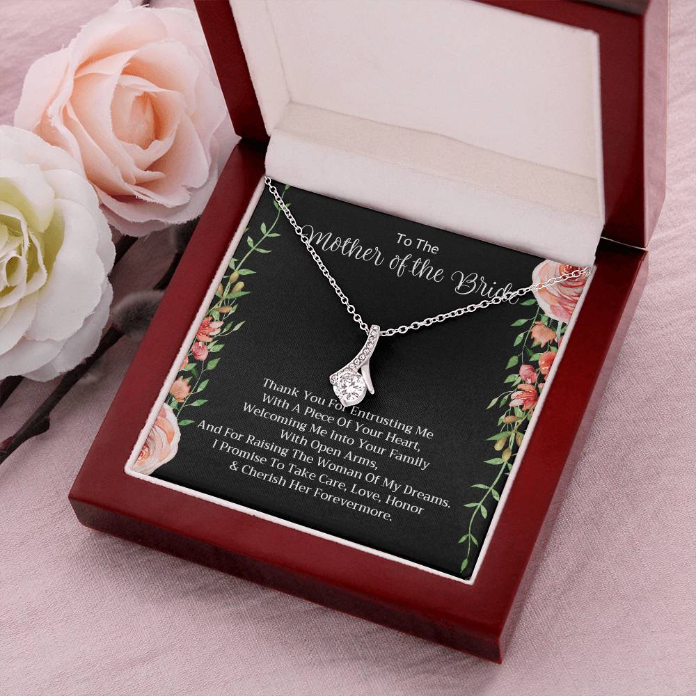 To Mother Of Bride Necklace Alluring Beauty Necklace