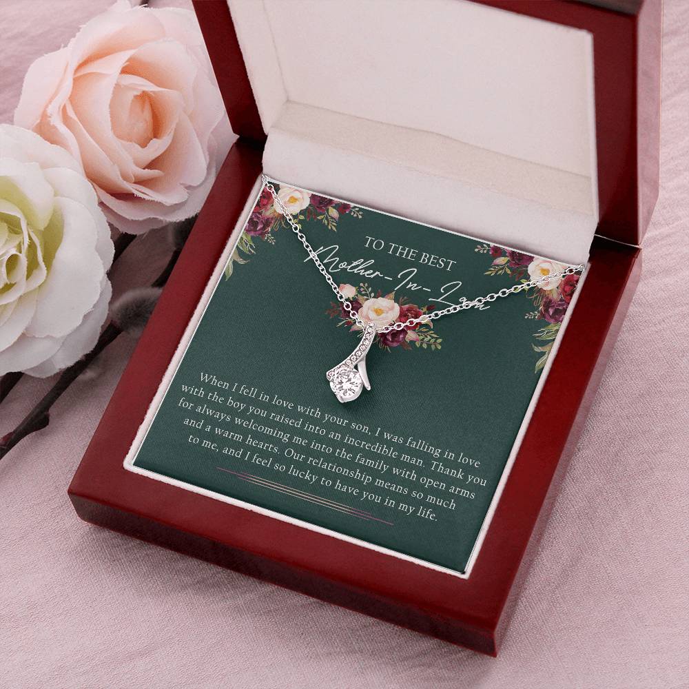 Alluring Beauty Necklace - To The Best Mother-In-Law Alluring Beauty Necklace