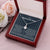 To My Boyfriend's Mom - Thank You For Raising The Man Of My Dreams - Necklace Alluring Beauty Necklace