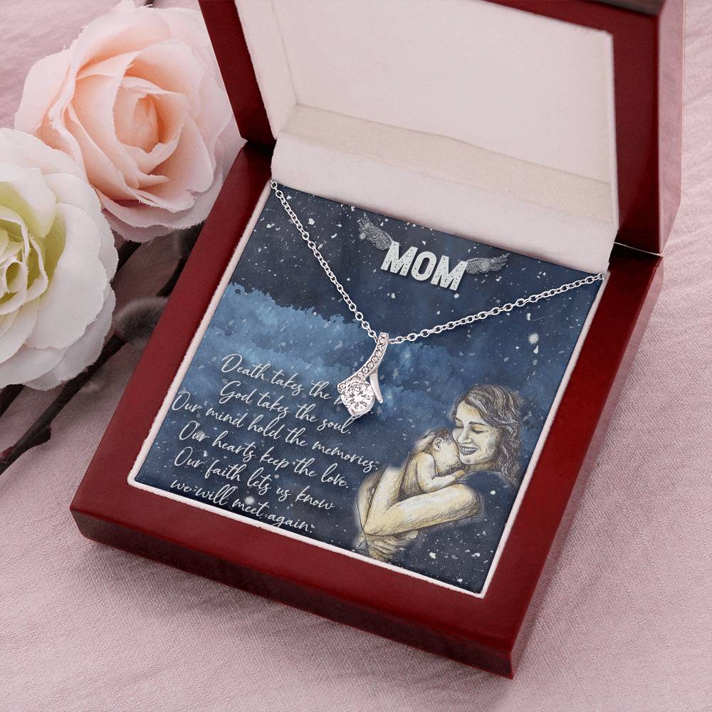 Mom Remembrance Necklace Alluring Beauty Necklace