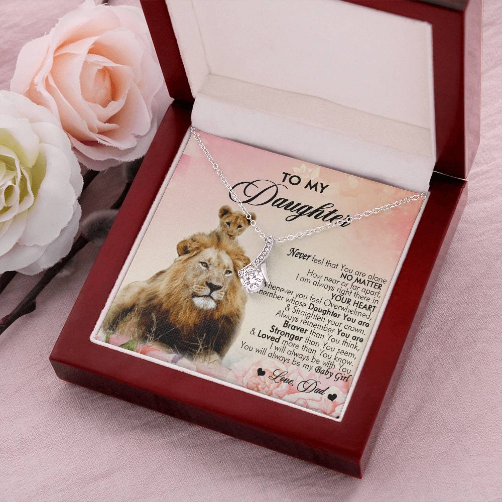 To My Daughter Alluring Beauty Necklace 10  Alluring Beauty Necklace