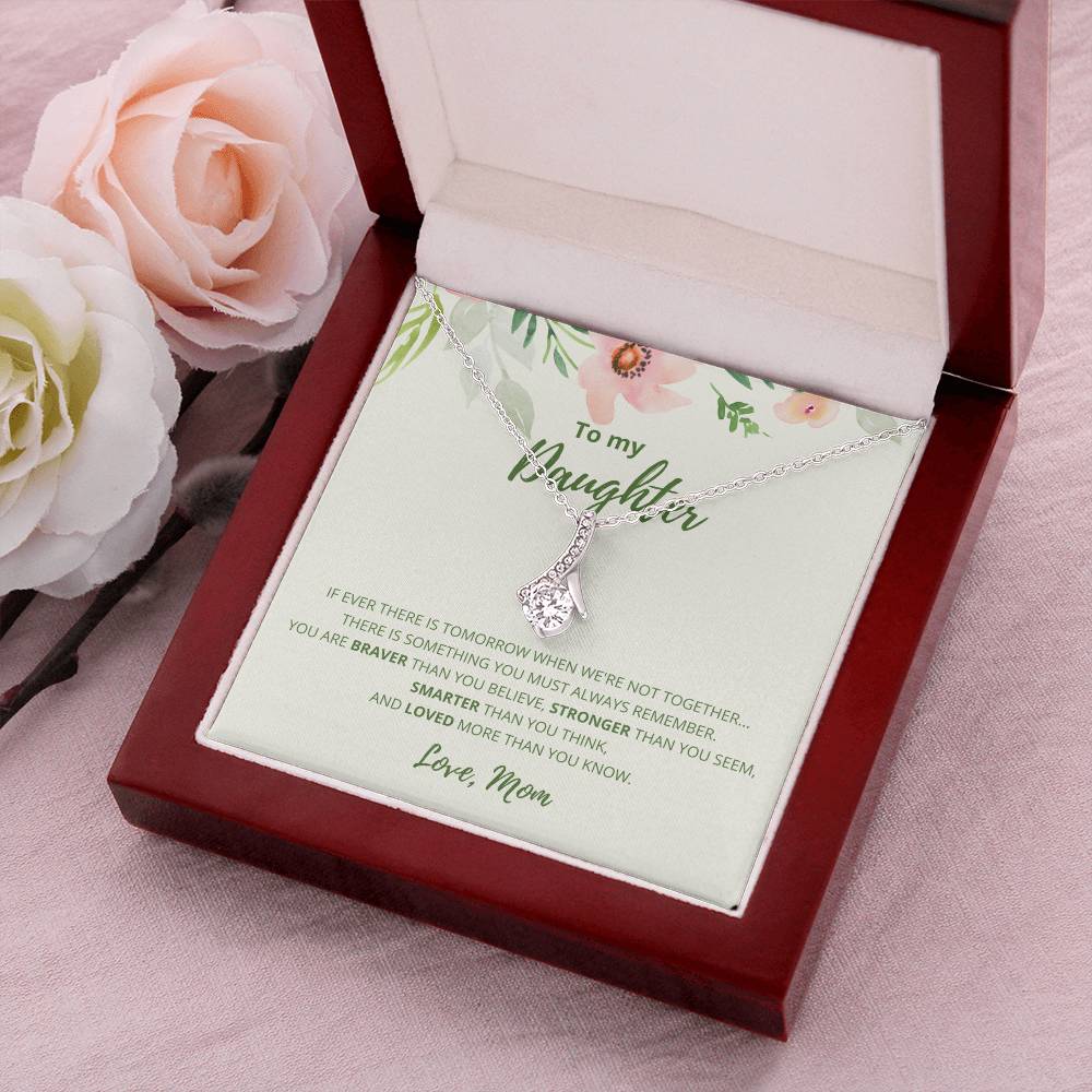 To My Daughter - Necklace Gift Alluring Beauty Necklace