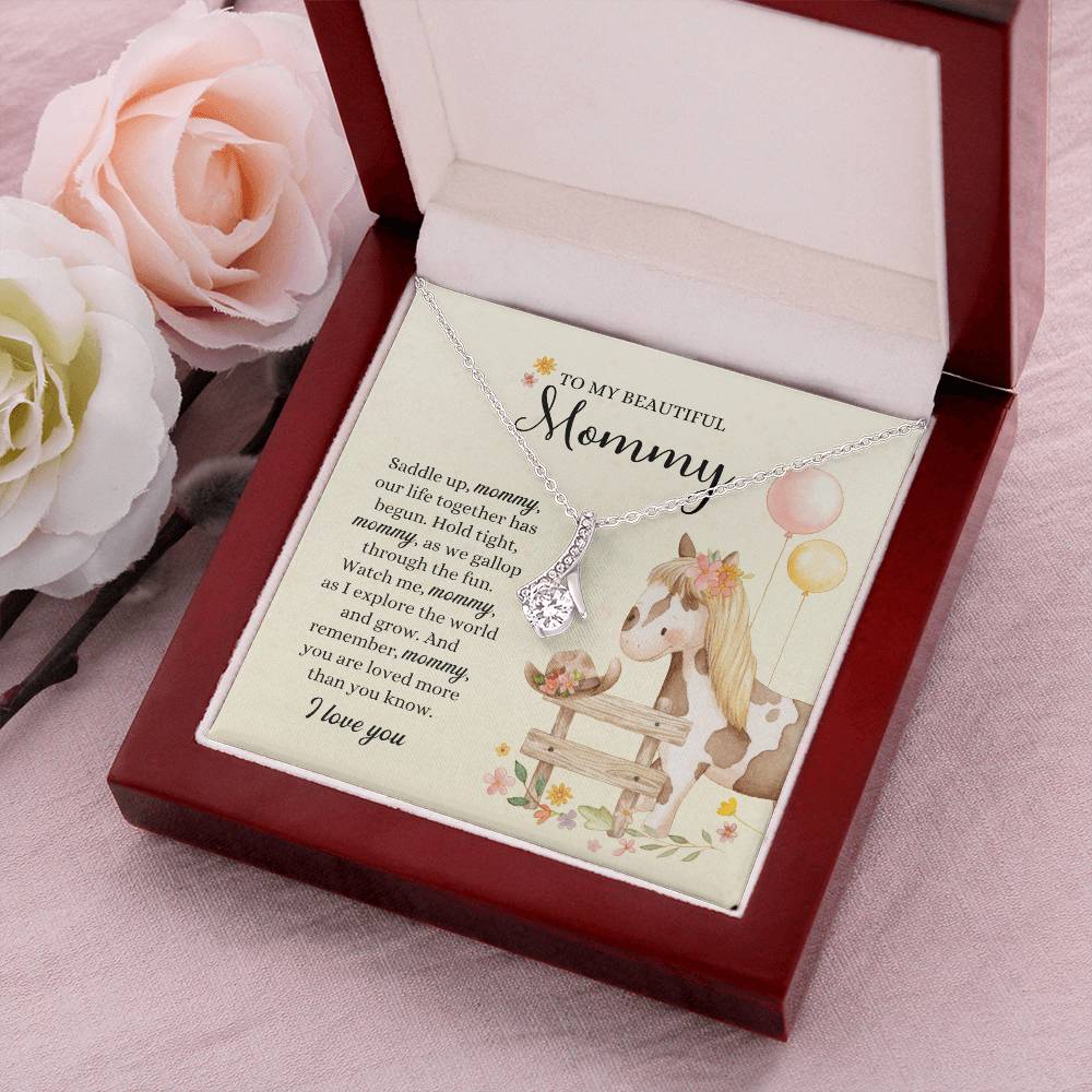 Saddle Up Mommy Necklace Alluring Beauty Necklace