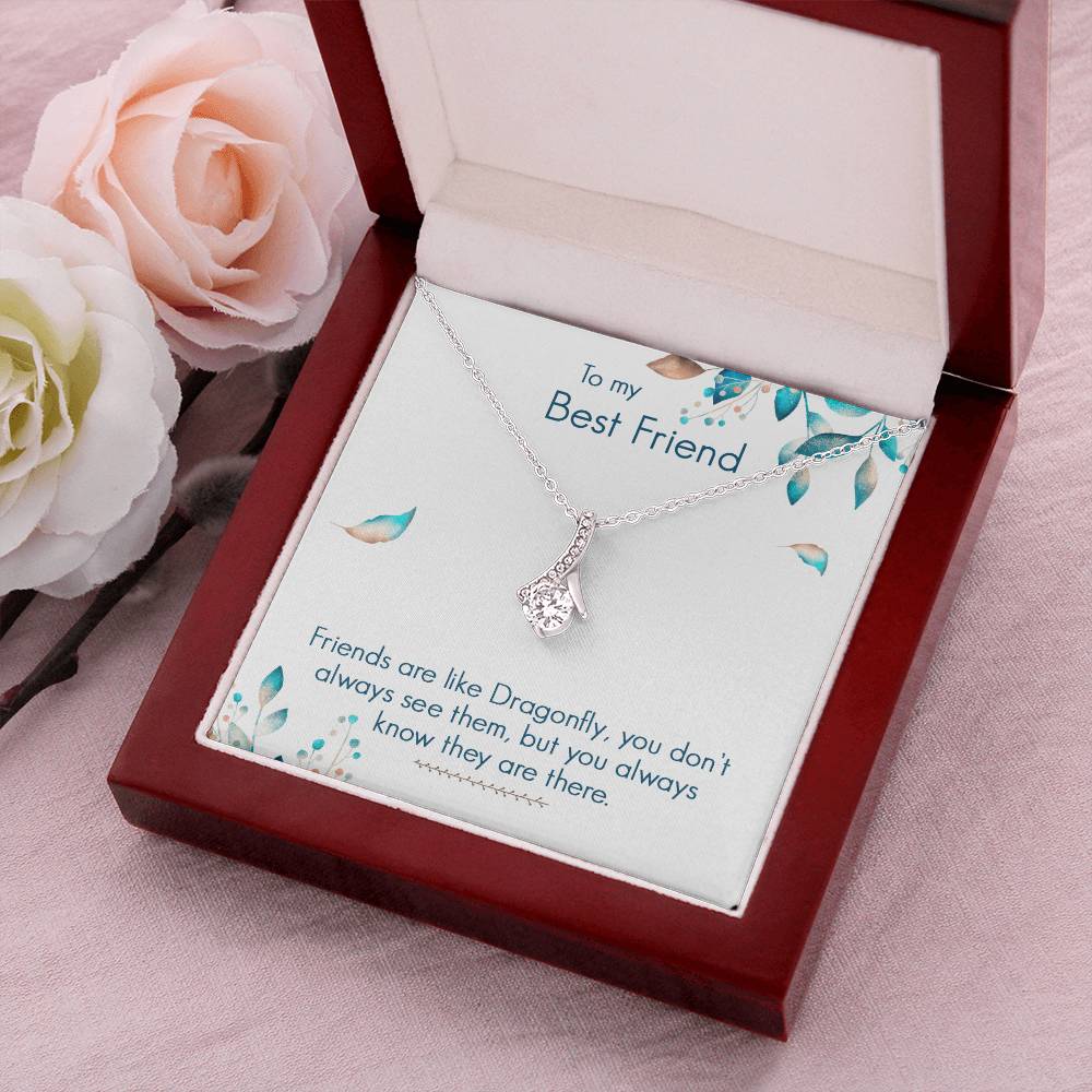 To My Best Friend Necklace Alluring Beauty Necklace