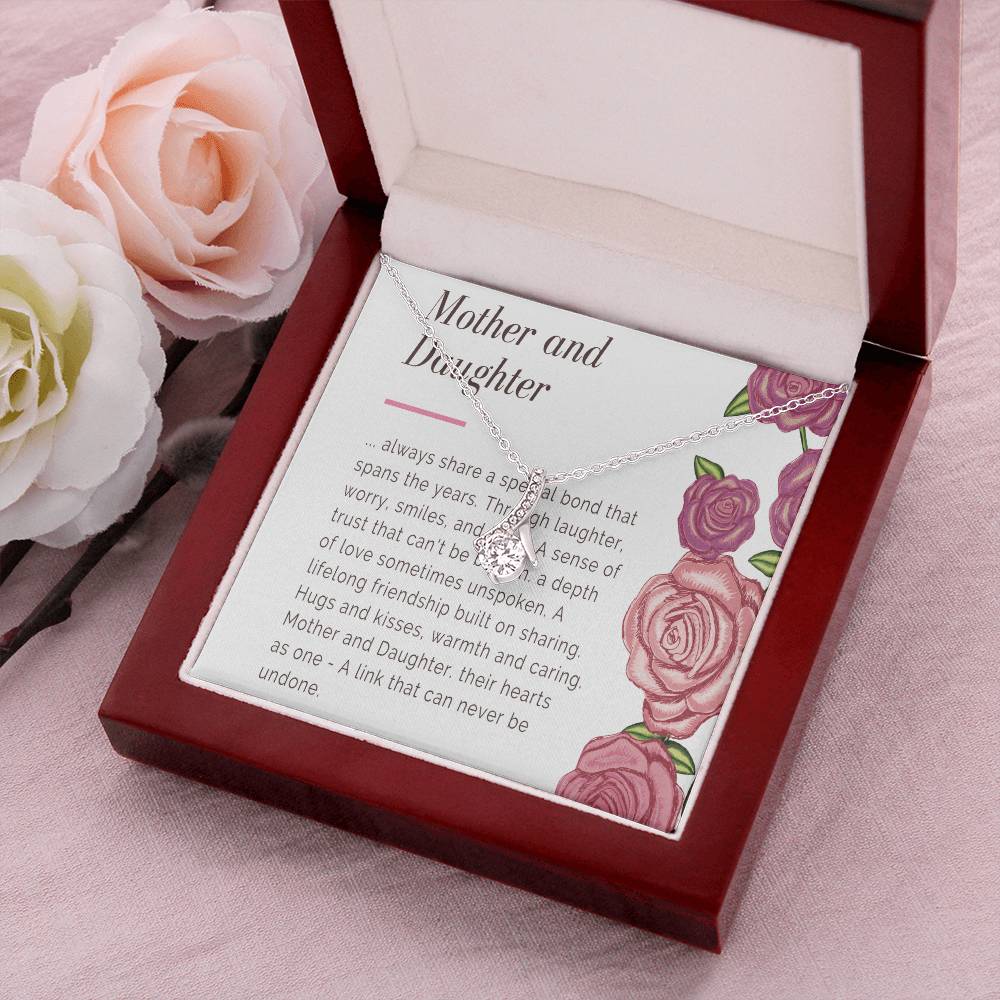 Mother & Daughter Necklace Mom Gift Mother Jewelry Daughter Gift Mothers Day Daughter Birthday Gift From Mom Alluring Beauty Necklace