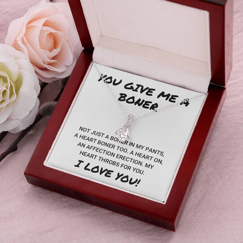 Affection Erection Funny Valentine's Necklace 1  Alluring Beauty Necklace