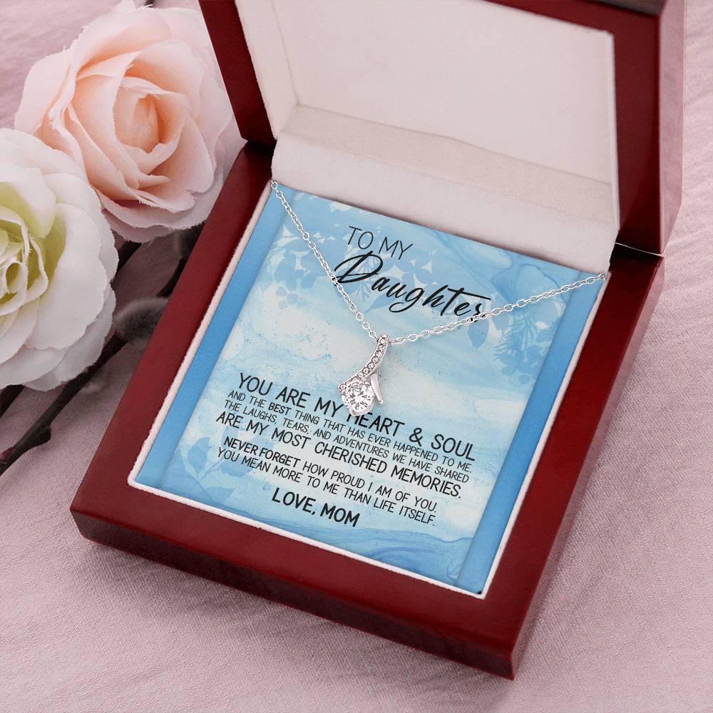 To My Daughter - Heart & Soul - Necklace Alluring Beauty Necklace