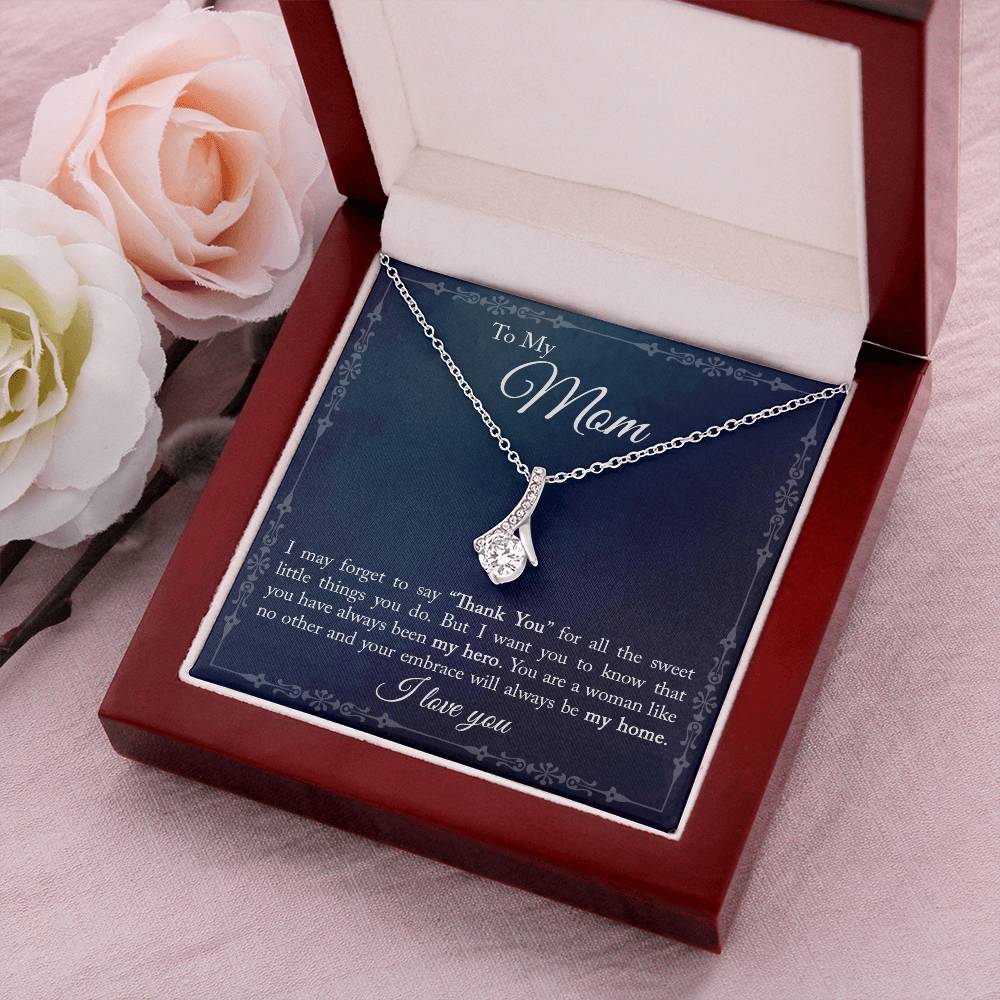 Mom Thank You I Love You - Alluring Beauty Necklace Alluring Beauty Necklace