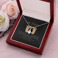 Baby Shower Gift New Mommy Necklace Pregnant Wife Gift To My Mommy I May Just Be A Bump Alluring Beauty Necklace