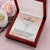 To My Beautiful Wife - Happy Anniversary - Beautiful Sparkly Alluring Pendant Alluring Beauty Necklace