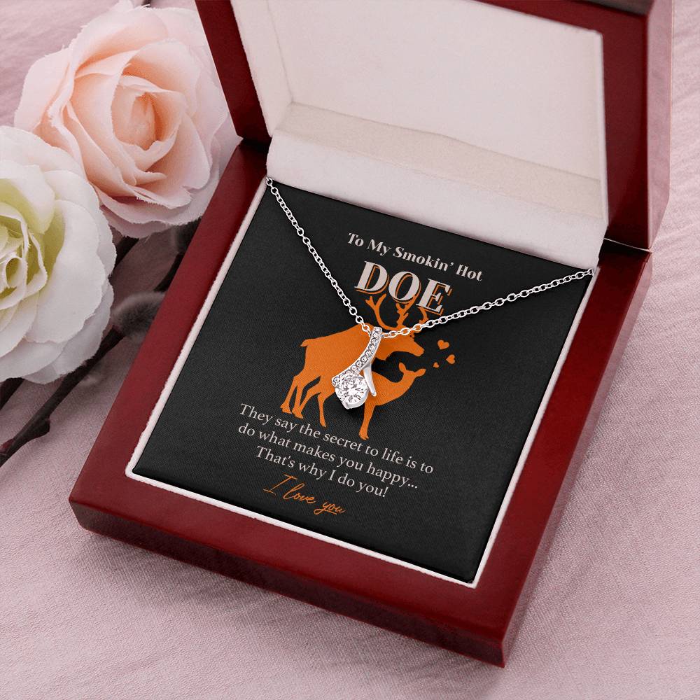 Smokin' Hot Doe You Make Me Happy Necklace Alluring Beauty Necklace