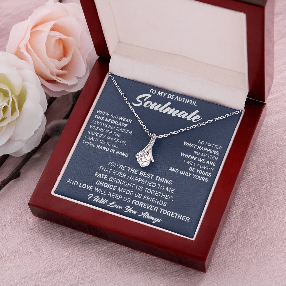 Gift For Your Soulmate Christmas - Forever Together - Alluring Alluring Beauty Necklace