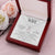 Beautiful Wife I Promise Eternity Necklace Alluring Beauty Necklace