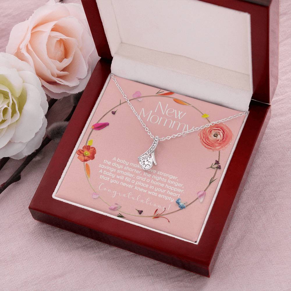 Mom To Be Necklace New Mom Necklace First Time Mom Necklace Pregnancy Gift New Mom Gift New Mommy Gift New Mom Gift Jewelry Alluring Beauty Necklace