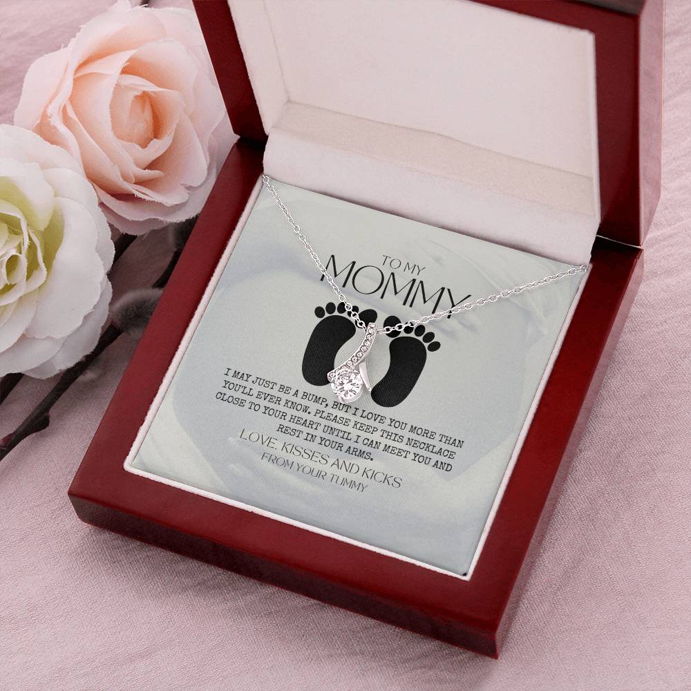 Baby Shower Gift New Mommy Necklace Pregnant Wife Gift To My Mommy Alluring Beauty Necklace