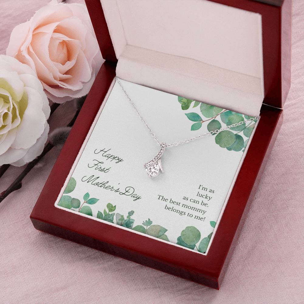 Premium Alluring Necklace  Customize Gift For Your Loving Mom Alluring Beauty Necklace
