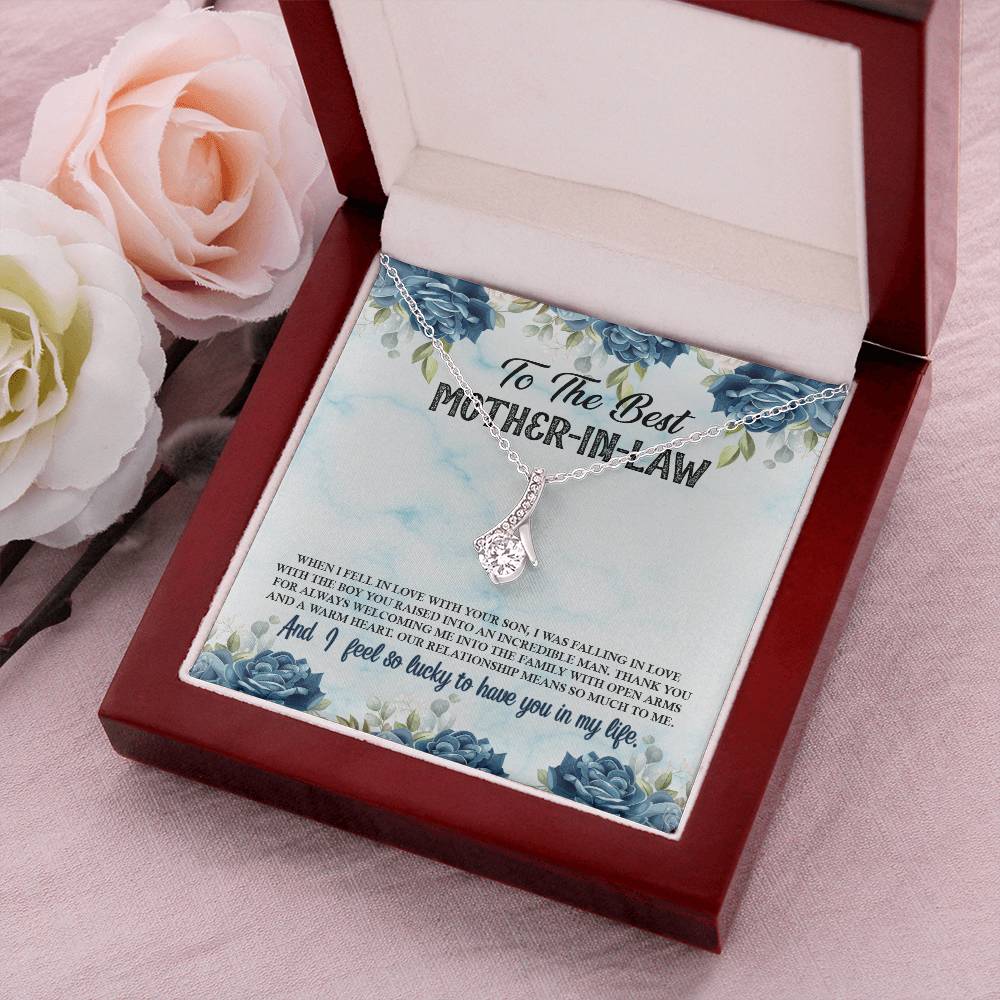 Alluring Beauty Necklace - For Mother In Law Alluring Beauty Necklace