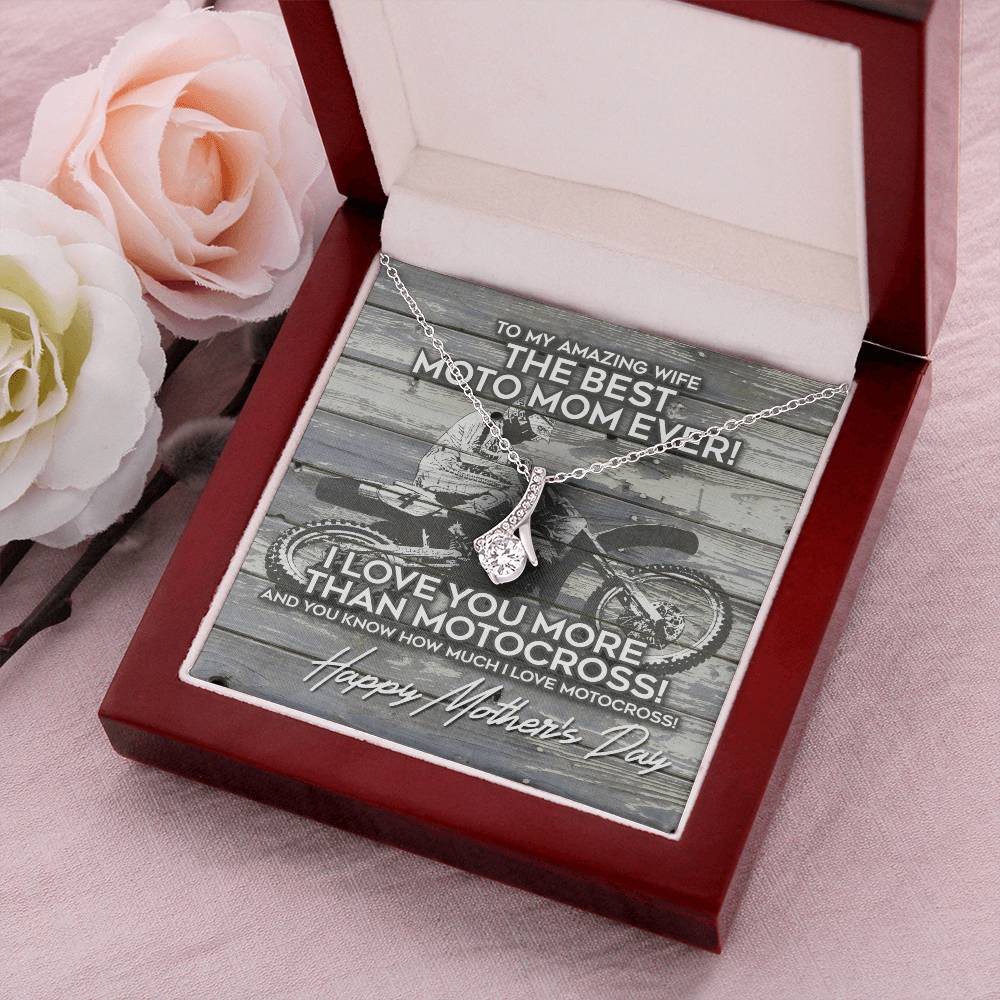 Amazing Wife Moto Mom Alluring Beauty Necklace