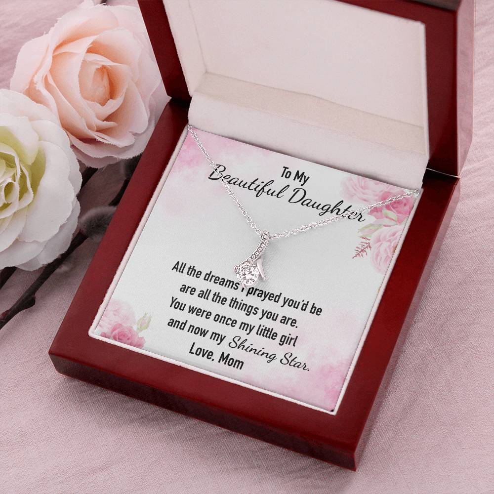 To My Daughter - Allure Beauty Necklace Alluring Beauty Necklace