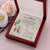 To My Bonus Mom Alluring Beauty Necklace Mother's Day Message Card Gift From Bonus Daughter - Initials Hearts Necklace To My Bonus Mom Alluring Beauty Necklace