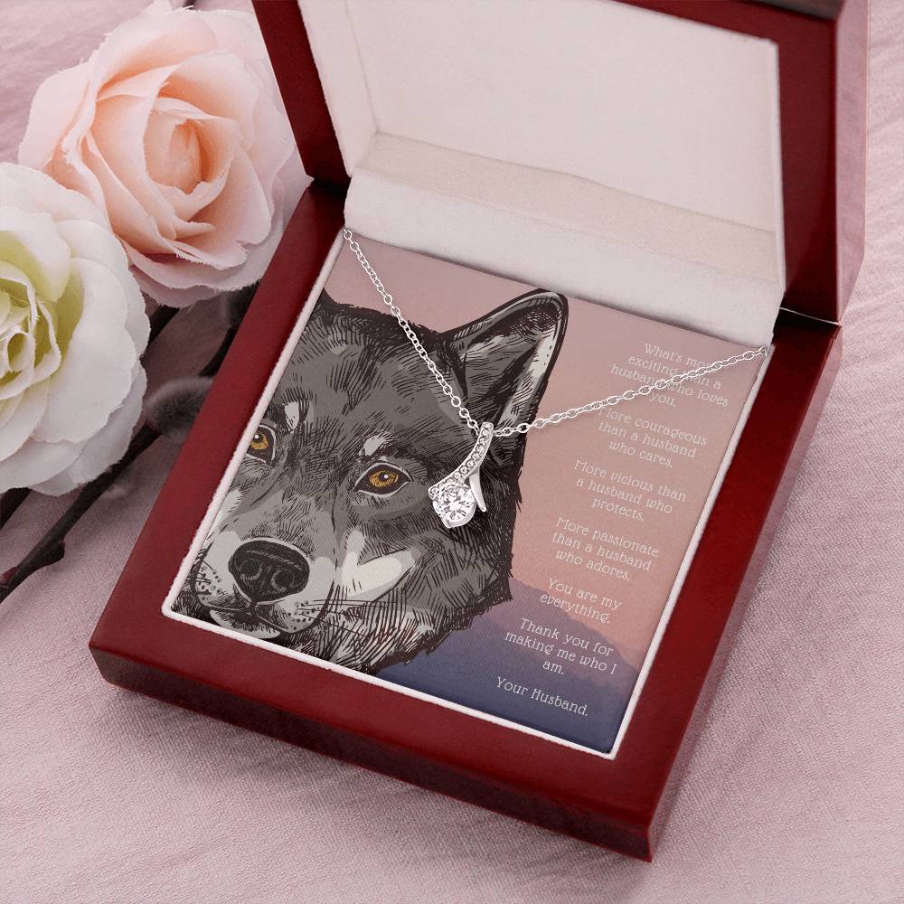 The Wolf Of Your Love Alluring Beauty Necklace