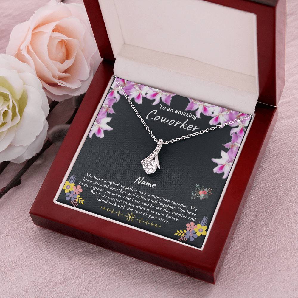 Petit Ribbon - Coworker - We Have Laughed Together Alluring Beauty Necklace
